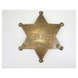 United States Marshal Six-Pointed Star Badge