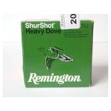 Remington ShurShot Heavy Dove 20 Gauge Shotgun Shells