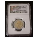 2008-S AFRICA 5 RAND, NGC MS66