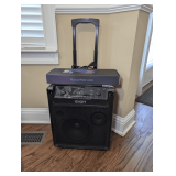 ION EXPLORER PORTABLE KARAOKE SPEAKER AND MUSICAL NOTE LED LAMP