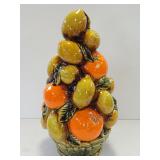 Inarco Japan E3353 Ceramic Fruit Basket Statue