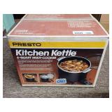 Factory Sealed Presto Kitchen Kettle 6-Quart Electric Multi-Cooker