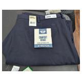 Dockers Comfort Khaki Relaxed Fit Stretch Pants Navy Size 42x32