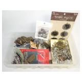 Assorted Jewelry Making Supplies, Craft Charms Collection & More