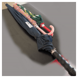 COLLECTION OF THREE UMBRELLAS INCLUDING PAIR OF CHILDREN’S