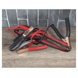 AUTOMOTIVE BATTERY JUMPER CABLES WITH INSULATED CLAMPS