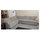 LARGE BEIGE SECTIONAL SOFA