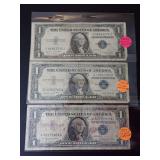 SERIES 1935G, 1957A & 1957B $1 SILVER CERTIFICATES