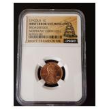 1997 LINCOLN PENNY, NGC MINT ERROR UNCIRCULATED