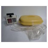 Weight Watchers Deluxe Diet Scale and Tupperware Serving Set