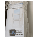 MMI DOOR 3-LITE FROSTED BARN DOOR 3/6 X 7/0