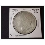 1897-O MORGAN SILVER DOLLAR