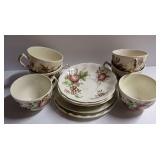Porcelain Tea Set Including Johnson Bros Harvest Time and W.S. George Bolero Pieces