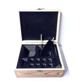 Wooden Storage Box with Foam Insert