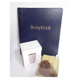 Scrapbook, Bone China Mug, and Handmade Jewelry
