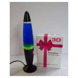 Lava Lamp and Macon Mayhem 3D Visualization Lamp Set