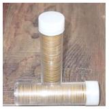 (2) ROLLS OF WHEAT PENNIES