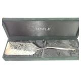 Towle Silver Plated Cake Server with Presentation Box