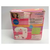 Barbie Lightweight Portable Sewing Machine with Box-Consignor states working condition
