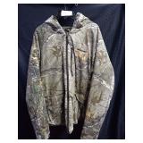Realtree Camouflage Hooded Jacket Size 2XL
