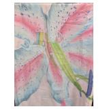 Gorgeous 100% Japanese Silk Scarf by Anne Klein