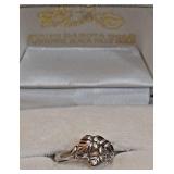 Black Hills 12kt. Gold and Sterling Silver Ring Size 7.5