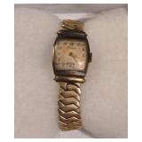 Vintage 1940S Lyceum Art Deco Cocktail Mechanical Watch.