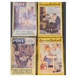 Puzzle Lot Includes; 4 - Vintage 500Pc. Norman Rockwell Puzzles Designed From Classic Saturday Evening Post Covers. Puzzles Have Been Opened So There is No Guarantee All the Pieces are In the Boxes.