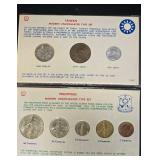 Two Historical, Vintage Anco Modern Uncirculated Type Sets; Taiwan Modern Uncirculated Type Set, & Philippines Modern Uncirculated Type Set