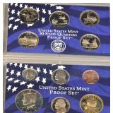 2004 U.S. Mint Set IncludesRoosevelt Dime, Washington Quarter, Lincoln Cent, Kennedy Half Dollar, and Sacagawea Dollar and 5 U.S. State Quarter Dollars