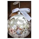 Vintage Waterford Holiday Heirloom Lismore Ice Blown Glass Ornament