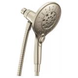 Moen 26112SRN Engage Magnetix Six-Function 5.5-Inch Handheld Showerhead with 186117SRN Magnetix Remote Dock, Spot Resist Brushed Nickel