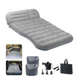 Car Air Mattress With Pump 76"Ã— 50"Ã— 5.5" Color Green