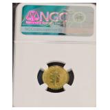 2023 -NGC MS69 1/10oz (3.1grams) .9999 Fine Gold G.Britain Britannia  QE II Obverse