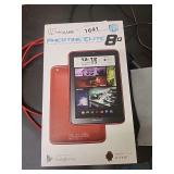 Visual Land Prestige Elite 8Q 8” Quad Core Tablet NIB Android 4.4 Tablet Red