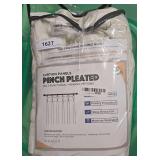 Pinch Pleated Curtain Panel - 60" x 96"L. Appears New but Package Has Been Opened-Please See Photos.