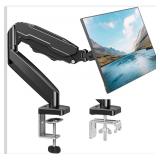 Single Monitor Mount, Fully Adjustable Monitor Arm Fits Max 32" Screen
Gas Spring VESA Mount with Clamp & Grommet Base, Computer Desk Arm with Tilt Swivel Rotate, Holds up to 19.8lbs (Stock Photos)