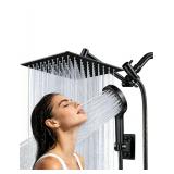 8" High Pressure Multifunction Rain Shower Head Combo with Handheld Spray (Stock Photos)