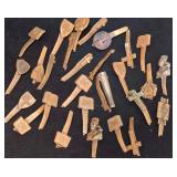 30 Pc. Vintage Gold Tone Religious Lapel Pins/Awards.
