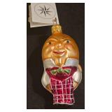 Christopher Radko Vintage Mouth-Blown Glass "Egg Head" Humpty Dumpty Ornament (style #94-166-0)