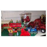 Christmas Train Engine, Chevrolet Christmas Pick Up Truck, Metal Train Engine Cars, and More