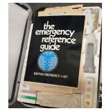 Vintage Emergency Medical Kit in Hard Sided Suitcase.