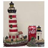 Hand-Painted Resin Lighthouse Model of the  Assateague Island Lighthouse in Virginia and More