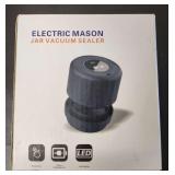 Electric Mason Jar Vacuum Sealer M11 (USB to C Charging Cord Required)