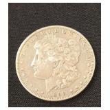 1890-O  U.S. Morgan Silver Dollar .90%Ag