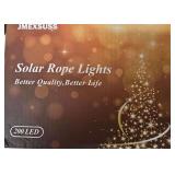 New - 200 LED Solar Powered Rope Lights