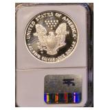 2003-W NGC PF69 Ultra Cameo U.S. American Silver Eagle.
