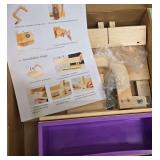 New- Single Bar Soap Cutter with Silicone Mold With Wooden Box. Has Never Been Used.
