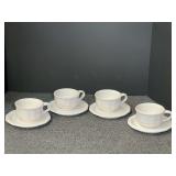Vintage Pfaltzgraff cups and saucers, 4 cups 4 saucers. See pictures for details.