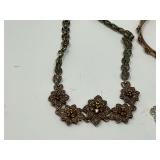 Assorted Costume Jewelry Lot with Necklaces, Bracelets, and Earrings